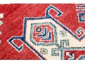 Hand Knotted Wool Pakistan Kazak Accent Carpet, 6' X 4'-2