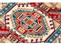 Hand Knotted Wool Pakistan Kazak Room Accent Carpet, 2'-7