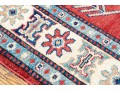 Hand Knotted Wool Pakistan Kazak Accent Carpet, 6' X 4'-2