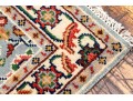 A Beautiful Indo-heriz Pattern Hand Knotted Wool Accent Carpet, 3' X 5', New