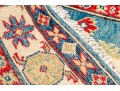 Hand Knotted Wool Pakistan Kazak Room Accent Carpet, 2'-8