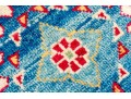 Hand Knotted Wool Pakistan Kazak Room Size Carpet, 6'-6