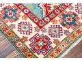 Hand Knotted Wool Pakistan Kazak Room Size Carpet, 6'-6
