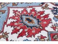 A Beautiful Indo-heriz Pattern Hand Knotted Wool Room Size Carpet, 8' X 10', New