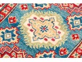 Hand Knotted Wool Pakistan Kazak Room Accent Carpet, 2'-8