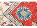 Hand-Knotted Wool Pakistan Kazak Accent Carpet 3'-4