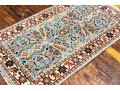 A Beautiful Indo-heriz Pattern Hand Knotted Wool Accent Carpet, 3' X 5', New