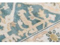 Hand-Knotted Wool Indo-Oushak Scatter Carpet (2'-10