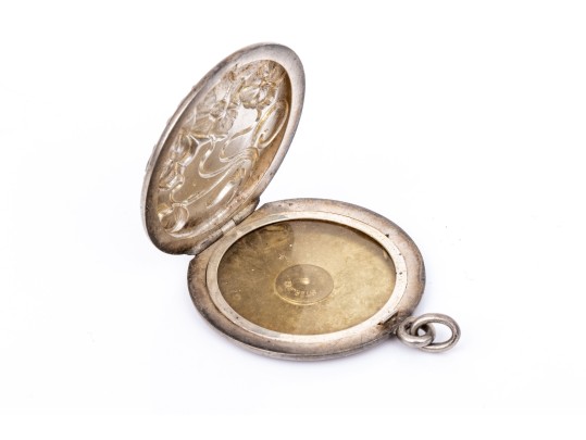 Collection Of Sterling Silver Art Nouveau Motif Jewelry Pieces