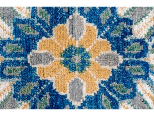 Hand Knotted Wool Kazak Room Size Carpet - 8' 4