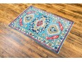 Hand Knotted Wool Pakistan Kazak, 4’ X 2'-10