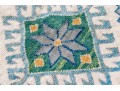Hand Knotted Wool Kazak Room Size Carpet - 8' 4