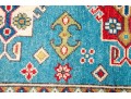 Hand-knotted Wool Kazak Carpet, 4' X 2'-7