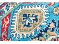 Hand Knotted Wool Pakistan Kazak, 4’ X 2'-10
