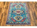 Hand Knotted Wool Pakistan Kazak, 4’ X 2'-10