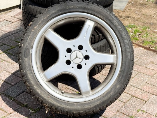 Set Of Four Mercedes AMG Rims With Tires