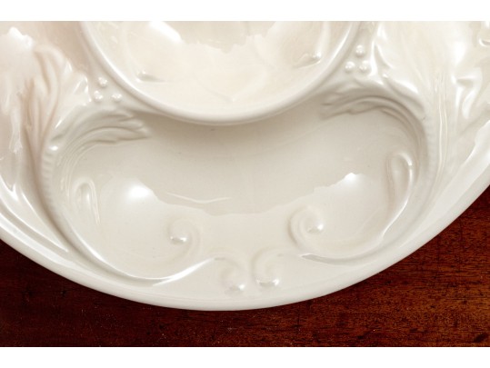 Set Of Twelve Majolica Chip And Dip Serving Plates