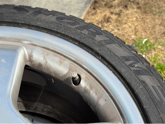 Set Of Four Mercedes AMG Rims With Tires