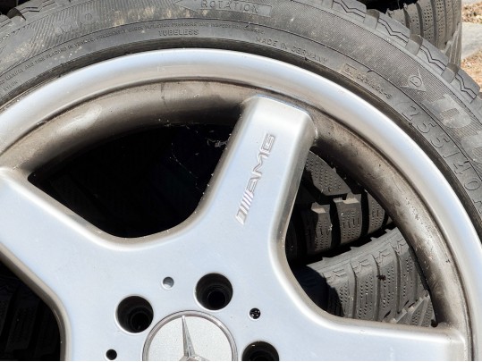 Set Of Four Mercedes AMG Rims With Tires