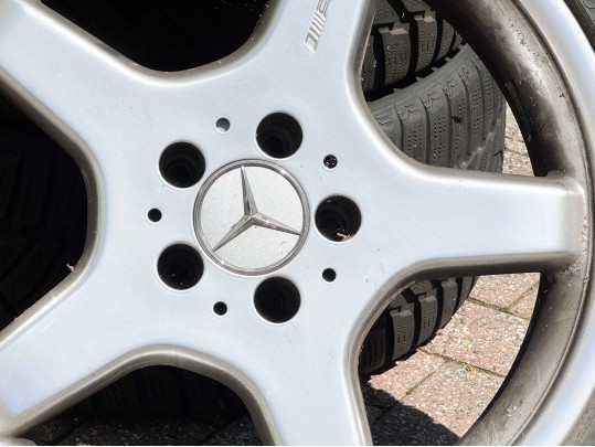 Set Of Four Mercedes AMG Rims With Tires