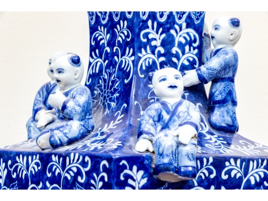 Decorative Chinese Blue And White Porcelain Lot