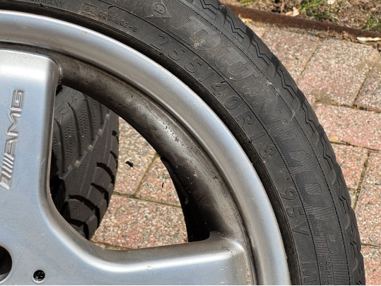 Set Of Four Mercedes AMG Rims With Tires