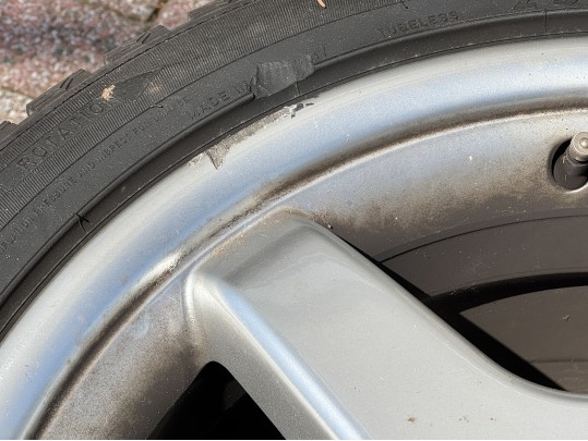 Set Of Four Mercedes AMG Rims With Tires