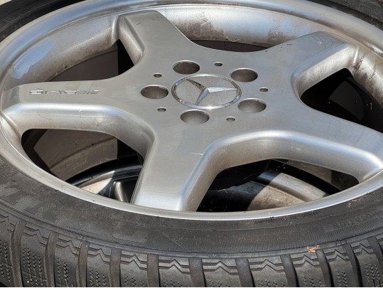 Set Of Four Mercedes AMG Rims With Tires