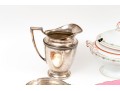 Assembled Collection Of Silver Plate, Ruby Glass And Ceramic Serving Wares