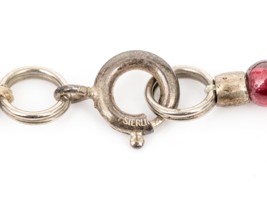 Fabulous Signed Sterling Silver Handcrafted Double Camel Motif Necklace