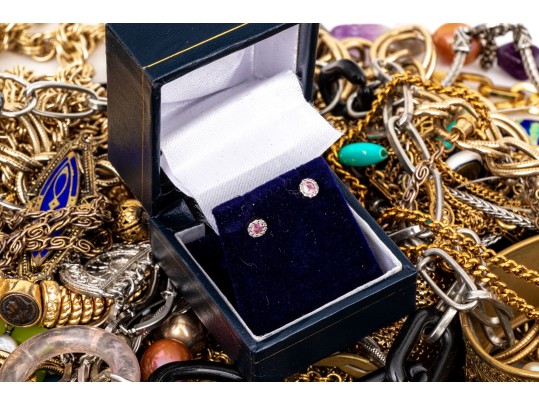 Large Collection Of Assorted Fashion And Costume Jewelry Pieces