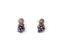 Striking Black Cultured Freshwater Pearl Torsade With Matching Sterling Silver Earrings