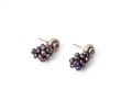 Striking Black Cultured Freshwater Pearl Torsade With Matching Sterling Silver Earrings