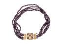 19th Century Dutch Multi-Strand Beaded Choker Necklace