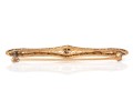 14k Yellow And White Gold Pretty Antique Filigree Bar Pin