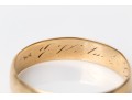 14k Yellow Gold Simple 5mm Wedding Band, Size 11.5