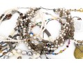 Collection Of Wonderful Assorted Beaded Fashion Necklaces, Including A Monopoly Piece Motif