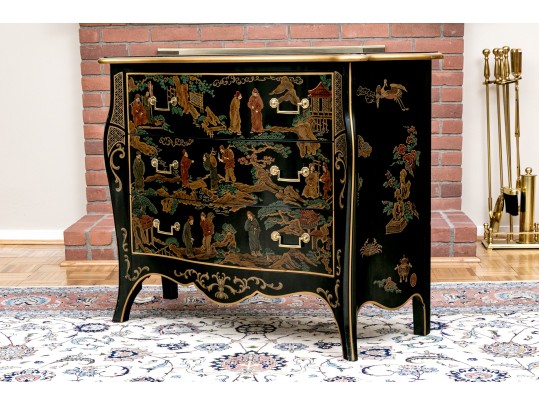 Drexel Heritage Et Cetera Collection Vintage Chinoiserie Dresser