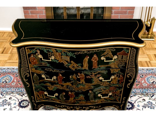 Drexel Heritage Et Cetera Collection Vintage Chinoiserie Dresser