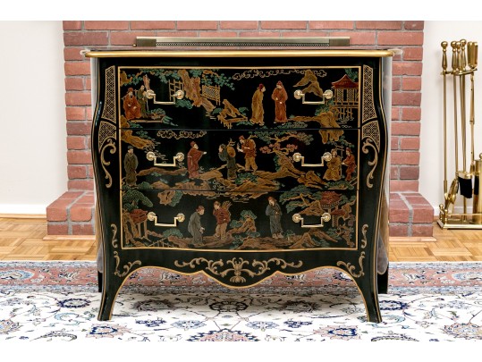 Drexel Heritage Et Cetera Collection Vintage Chinoiserie Dresser
