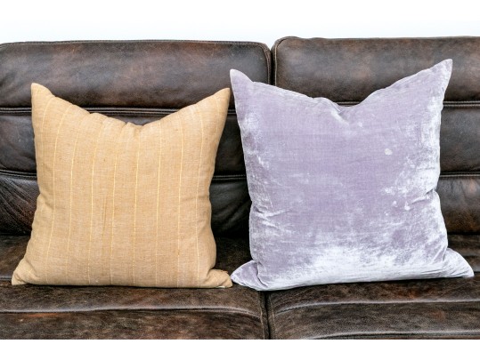 Group Of Two Down Filled Accent Pillows