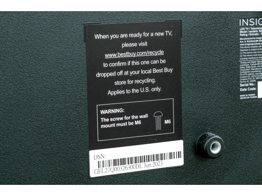 Insignia 42” LED Smart TV With Console Stand