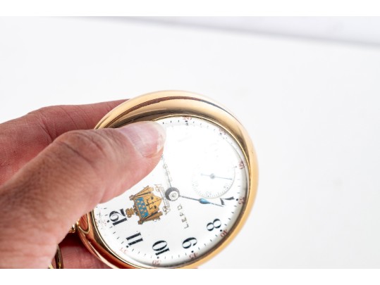 Gold-Filled Hamilton & Fahys 17 Jewel Pocket Watch