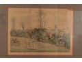 Hand-Colored Fox-Hunting Etchings By Samuel Howitt & James Pollard 