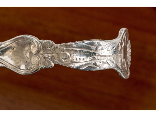 Theodore B. Starr Antique Bonbonnière Sterling Spoon, 8.34 Ozt.