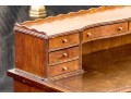 Federal Style Serpentine Leather Top Desk