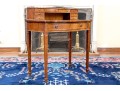 Federal Style Serpentine Leather Top Desk