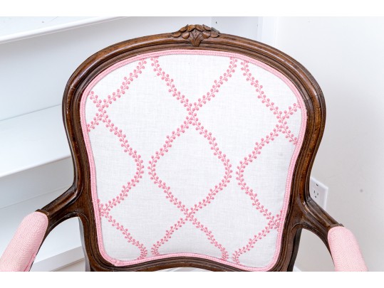 Chic Louis XV Style Fauteuil