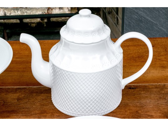 Collection Of White Ceramic Serving Wares