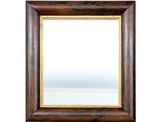 Antique Rosewood Framed Mirror, Ca. 1860